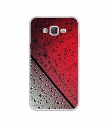 Amazon Brand - Solimo Designer Water Drop On Glass UV Printed Soft Back Case Mobile Cover for Samsung Galaxy J5