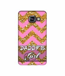 Amazon Brand - Solimo Designer Daddy's Girl 3D Printed Hard Back Case Mobile Cover for Samsung Galaxy A3 (2016)