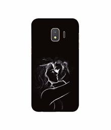 Amazon Brand - Solimo Designer Kissing Couple 3D Printed Hard Back Case Mobile Cover for Samsung Galaxy J2 Core