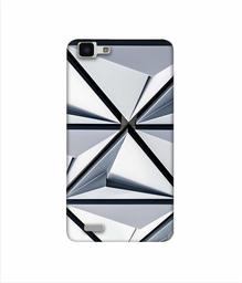 Amazon Brand - Solimo Designer Hexagon Texture 3D Printed Hard Back Case Mobile Cover for Vivo Y27L