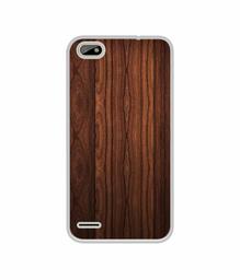 Amazon Brand - Solimo Designer Wooden Texture UV Printed Soft Back Case Mobile Cover for Itel A22 Pro