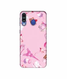 Amazon Brand - Solimo Designer Ladies Accessories 3D Printed Hard Back Case Mobile Cover for Samsung Galaxy M21