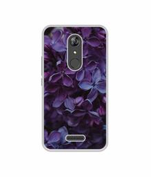 Amazon Brand - Solimo Designer Purple Flowers UV Printed Soft Back Case Mobile Cover for Micromax Selfie 2 Note Q4601