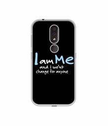 Amazon Brand - Solimo Designer Quotes UV Printed Soft Back Case Mobile Cover for Nokia 4.2