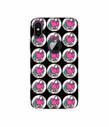 Amazon Brand - Solimo Designer Ladies Accessories Pattern 3D Printed Hard Back Case Mobile Cover for Apple iPhone X (Logo Cut)