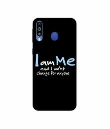 Amazon Brand - Solimo Designer Quotes 3D Printed Hard Back Case Mobile Cover for Samsung Galaxy M21