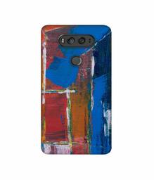 Amazon Brand - Solimo Designer Color Blog On Canvas 3D Printed Hard Back Case Mobile Cover for LG V20