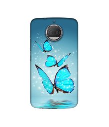 Amazon Brand - Solimo Designer Flying Butterflies UV Printed Soft Back Case Mobile Cover for Motorola Moto G5S Plus