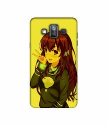 Amazon Brand - Solimo Designer DJ Girl Vector 3D Printed Hard Back Case Mobile Cover for Samsung Galaxy J7 Duo