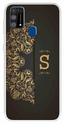 Amazon Brand - Solimo Designer Multicolor Black Pattern Alphabet-S Printed Soft Back Case Mobile Cover for Samsung Galaxy M31