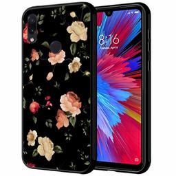 Amazon Brand - Solimo Designer Floral Printed Hard Back Case Mobile Cover for Redmi Note 7 & Redmi Note 7 Pro (D1160)