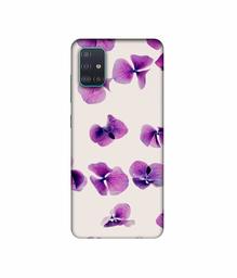 Amazon Brand - Solimo Designer Lily Petal 3D Printed Hard Back Case Mobile Cover for Samsung Galaxy A51