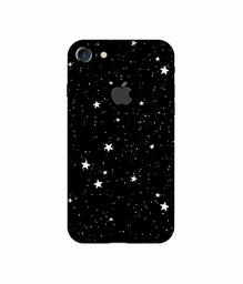 Amazon Brand - Solimo Designer Stars UV Printed Soft Back Case Mobile Cover for Apple iPhone 7 (Logo Cut)