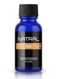 NATRÄL Ginger, 100% Pure and Natural Essential Oil, Large 1 Ounce Bottle