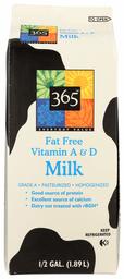 365 Whole Foods Market, Grade A Nonfat Milk, 64 Fl Oz (Packaging May Vary)