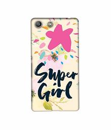 Amazon Brand - Solimo Designer Super Girl 3D Printed Hard Back Case Mobile Cover for Sony Xperia M5 Dual