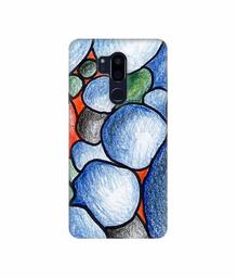 Amazon Brand - Solimo Designer Pebbles Drawing 3D Printed Hard Back Case Mobile Cover for LG G7 ThinQ