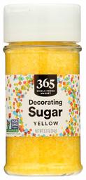 365 Everyday Value, Decorating Sugar, Yellow, 3.3 oz