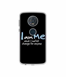 Amazon Brand - Solimo Designer Quotes UV Printed Soft Back Case Mobile Cover for Motorola Moto G6 Plus