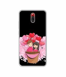 Amazon Brand - Solimo Designer Boy and Girl UV Printed Soft Back Case Mobile Cover for Xiaomi Redmi 8A Dual