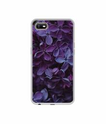 Amazon Brand - Solimo Designer Purple Flowers UV Printed Soft Back Case Mobile Cover for Oppo A1K