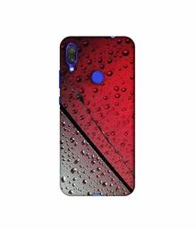 Amazon Brand - Solimo Designer Water Drop On Glass 3D Printed Hard Back Case Mobile Cover for Xiaomi Redmi Note 7 Pro