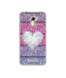 Amazon Brand - Solimo Designer Stone Heart UV Printed Soft Back Case Mobile Cover for Karbonn Aura Power 4G Plus