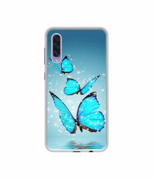 Amazon Brand - Solimo Designer Flying Butterflies UV Printed Soft Back Case Mobile Cover for Samsung Galaxy A50s