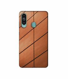 Amazon Brand - Solimo Designer Leather Texture 3D Printed Hard Back Case Mobile Cover for Samsung Galaxy M40