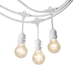 AmazonBasics PL201-48-WHT Patio String Light, 48 Feet, White