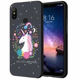 Amazon Brand - Solimo Designer Unicorn Printed Hard Back Case Mobile Cover for Xiaomi Redmi Note 6 pro (D1249)