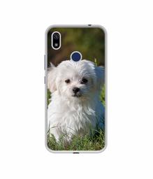 Amazon Brand - Solimo Designer White Dog UV Printed Soft Back Case Mobile Cover for Gionee F9