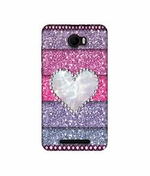 Amazon Brand - Solimo Designer Stone Heart UV Printed Soft Back Case Mobile Cover for Karbonn K9 Viraat