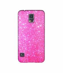 Amazon Brand - Solimo Designer Pink Sparkle 3D Printed Hard Back Case Mobile Cover for Samsung Galaxy S5 i9600