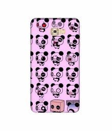 Amazon Brand - Solimo Designer Panda Experation 3D Printed Hard Back Case Mobile Cover for Samsung Galaxy C7 Pro