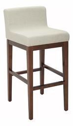 Amazon Brand – Rivet Mid-Century Modern Upholstered Low Back Kitchen Bar Stool, 41