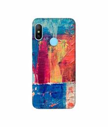 Amazon Brand - Solimo Designer Randam Color Mixing 3D Printed Hard Back Case Mobile Cover for Xiaomi Redmi Note 6 pro