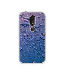 Amazon Brand - Solimo Designer Water Drops UV Printed Soft Back Case Mobile Cover for Nokia 4.2