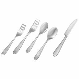 Stone & Beam 20-Piece Flatware Set, Service for 4 - Hammered