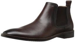 206 Collective Men's Capitol Leather Ankle Chelsea Boot, Coñac