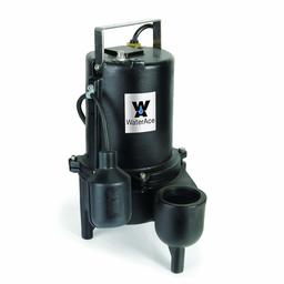 WaterAce WA60SWW - Bomba de alcantarillado, color negro