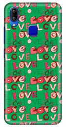 Amazon Brand - Solimo Designer Love Pattern Design 3D Printed Hard Back Case Mobile Cover for Vivo Y93