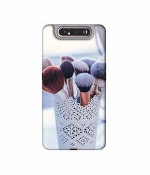 Amazon Brand - Solimo Designer Shade Brush 3D Printed Hard Back Case Mobile Cover for Samsung Galaxy A80