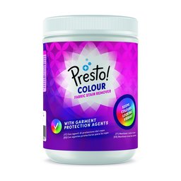 Amazon Brand - Presto! Powder Fabric Stain Remover Colors, Washes (6 Packs, 1.0 kg Each)