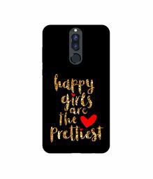 Amazon Brand - Solimo Designer Happy Girls are The Prettiest UV Printed Soft Back Case Mobile Cover for Huawei Honor 9i