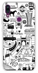 Amazon Brand - Solimo Designer Multicolor Mumbai Comic Printed Soft Back Case Mobile Cover for Xiaomi Redmi Note 7 / Xiaomi Redmi Note 7 Pro