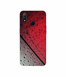 Amazon Brand - Solimo Designer Water Drop On Glass 3D Printed Hard Back Case Mobile Cover for Realme 3 Pro