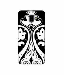 Amazon Brand - Solimo Designer S Shape Rangoli 3D Printed Hard Back Case Mobile Cover for Samsung Galaxy J6 Plus