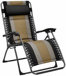 AmazonBasics Padded Zero Gravity Chair- Black