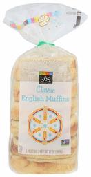 365 Everyday Value, Classic English Muffin, 6 ct